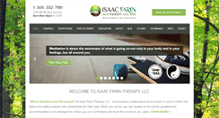 Desktop Screenshot of isaacfarintherapy.com